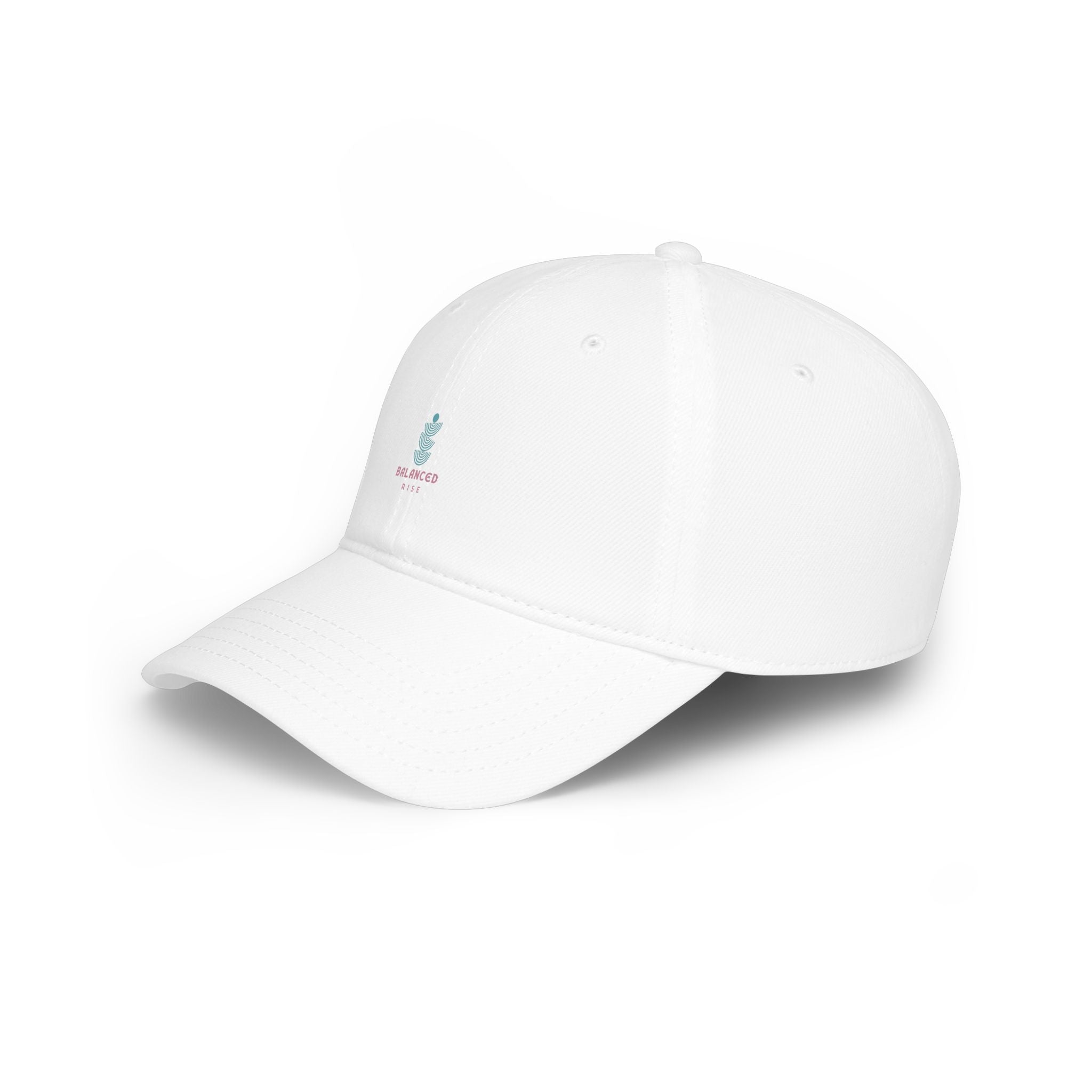 Balanced Life Embroidered Baseball Cap — Minimal Plant Wellness Hat