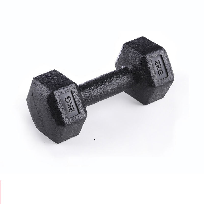 Men's Arm Muscle Training Household Rubberized Dumbbells Female Fitness Equipment