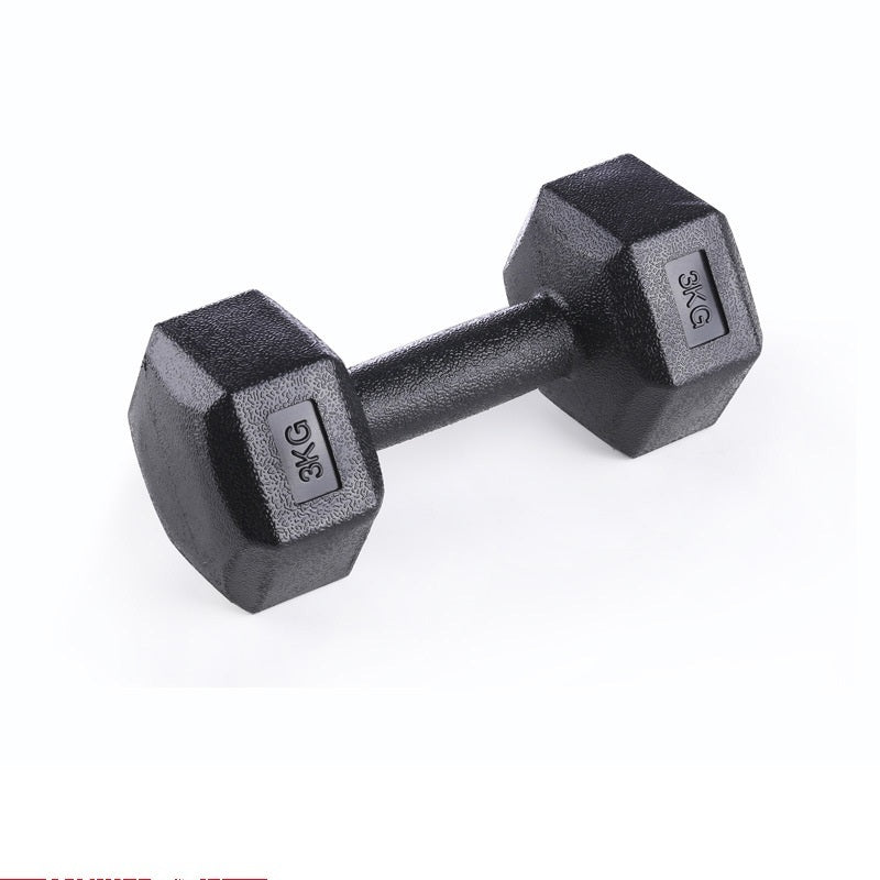 Men's Arm Muscle Training Household Rubberized Dumbbells Female Fitness Equipment