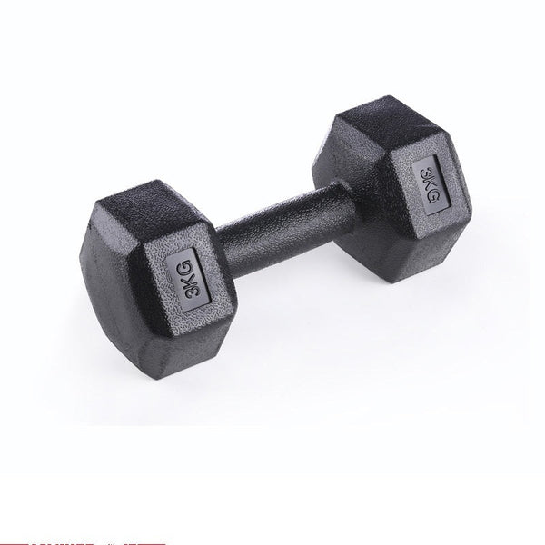 Men's Arm Muscle Training Household Rubberized Dumbbells Female Fitness Equipment