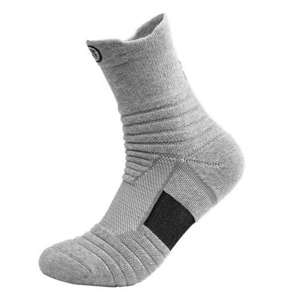 Mens Breathable Sports Running Socks with Cushioned Sole and Sweat Absorption