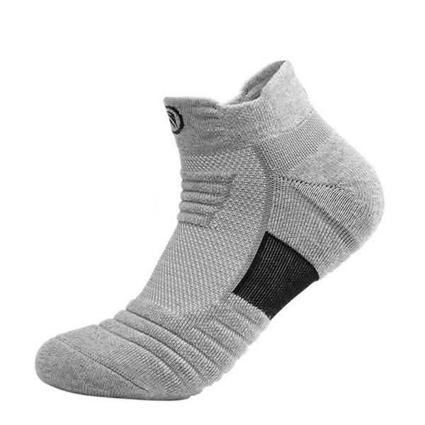 Mens Breathable Sports Running Socks with Cushioned Sole and Sweat Absorption