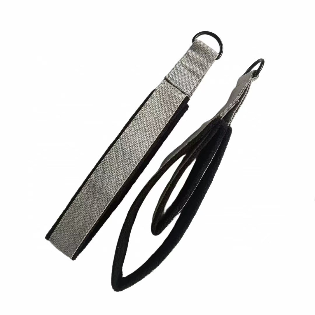 Double Ring Yoga Pilates Strap for Ankle Wrist and Shoulder Support