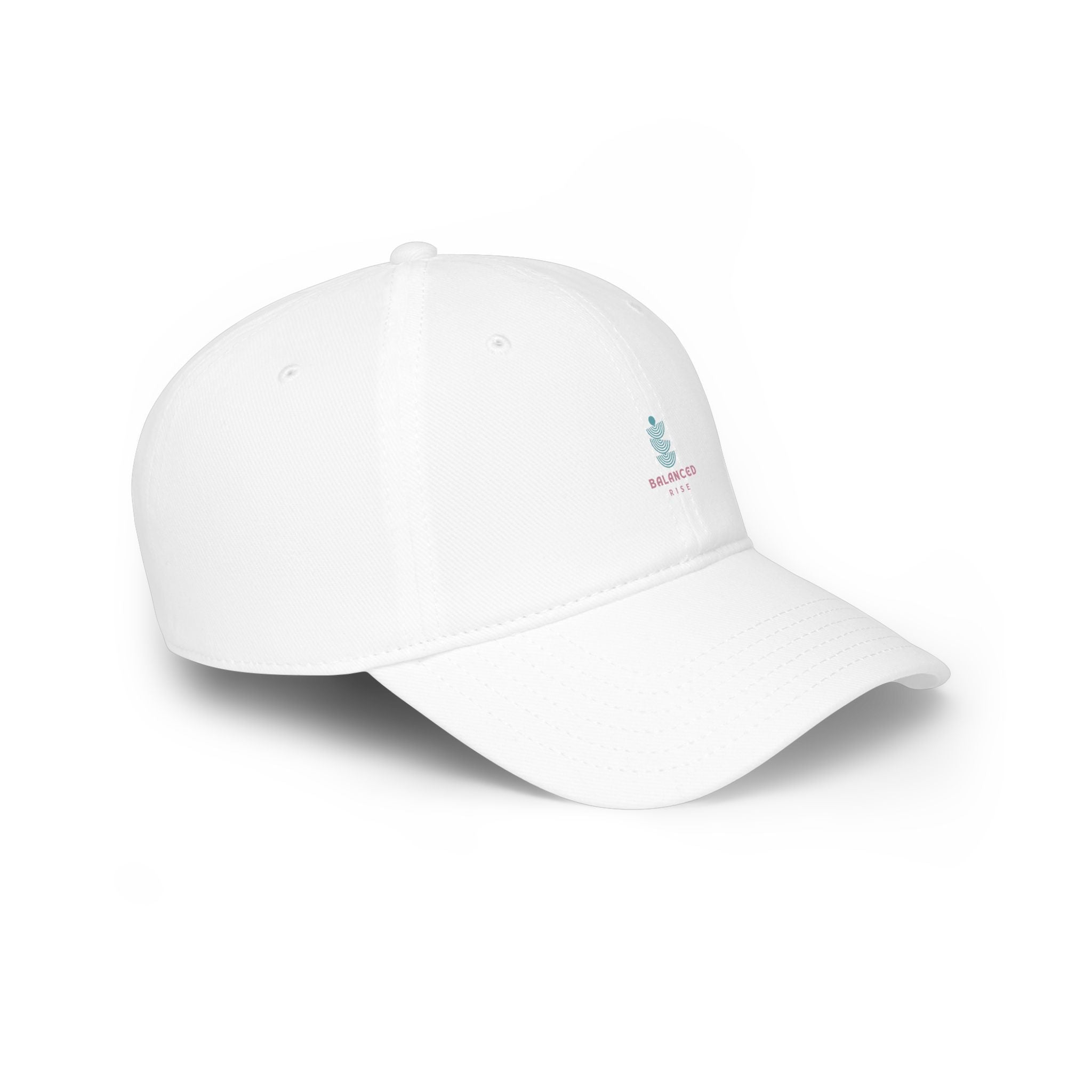 Balanced Life Embroidered Baseball Cap — Minimal Plant Wellness Hat