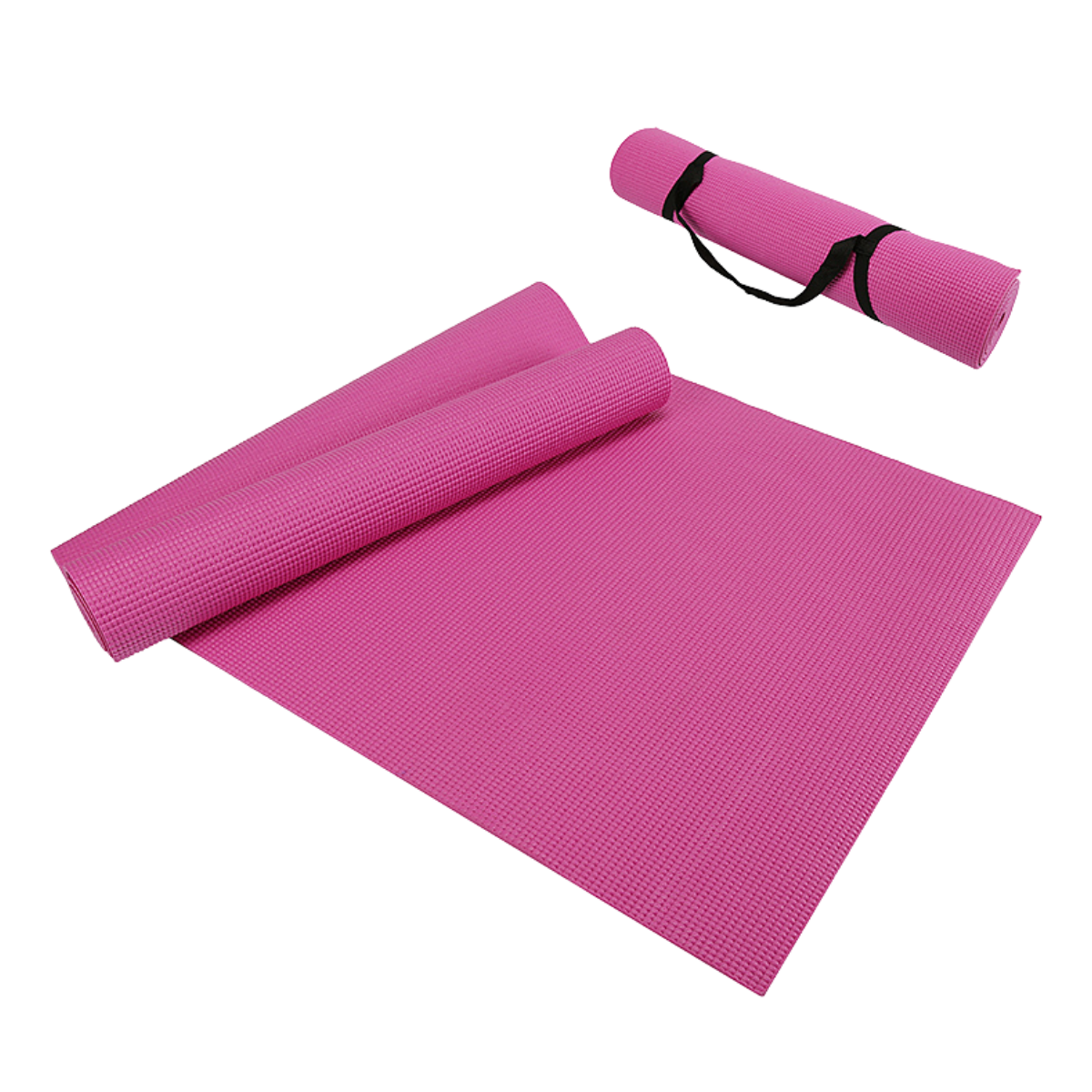 Performance Yoga Mat with Carrying Straps for Pilates and Floor Exercises