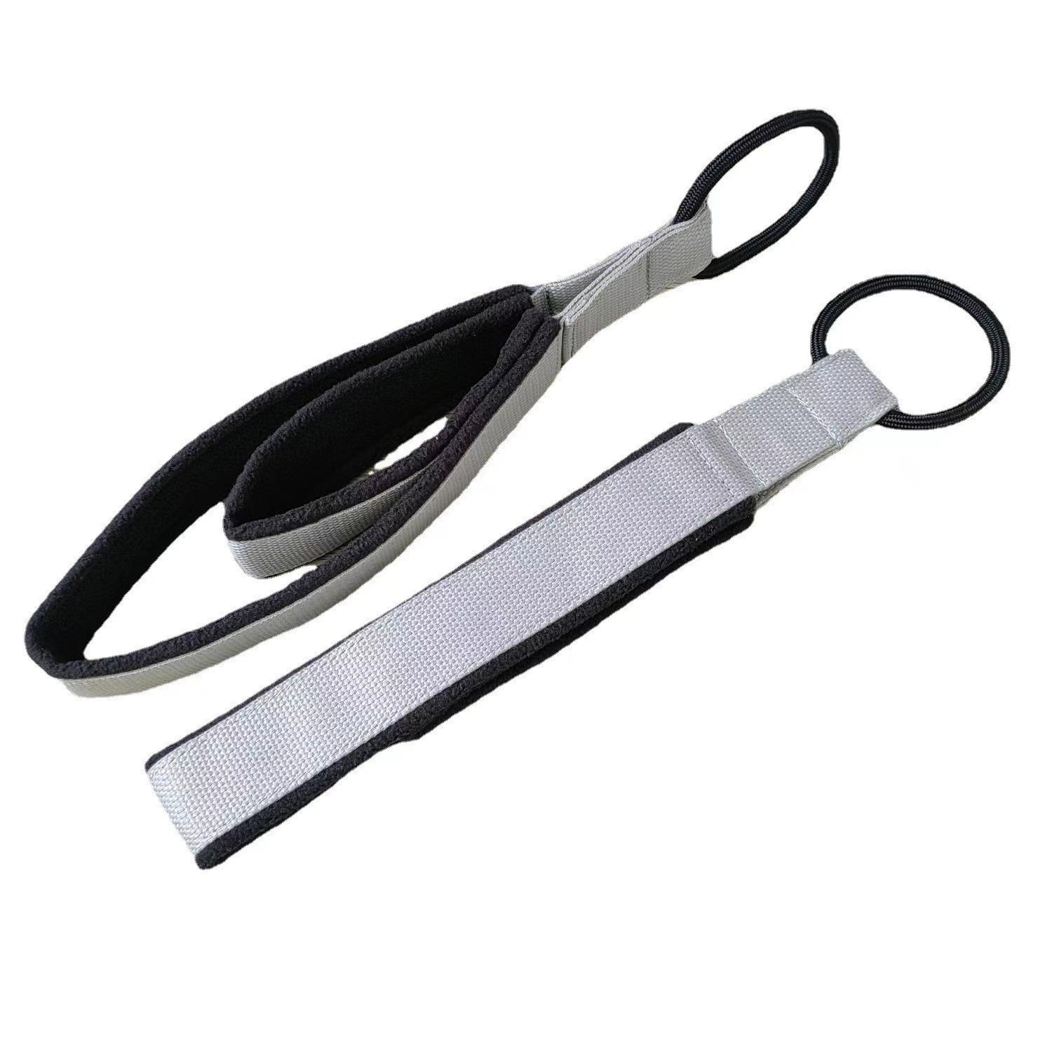 Double Ring Yoga Pilates Strap for Ankle Wrist and Shoulder Support
