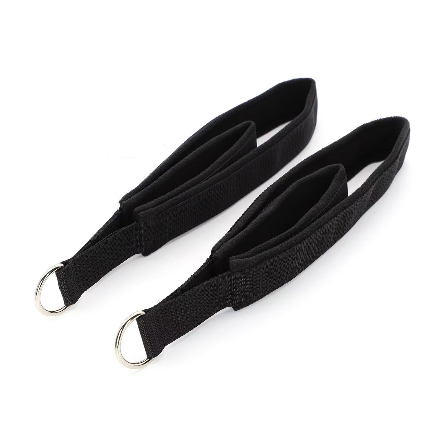 Double Ring Yoga Pilates Strap for Ankle Wrist and Shoulder Support