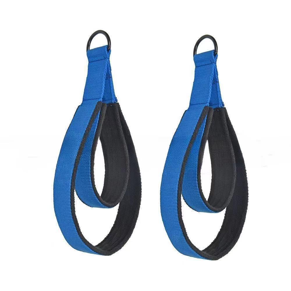 Double Ring Yoga Pilates Strap for Ankle Wrist and Shoulder Support