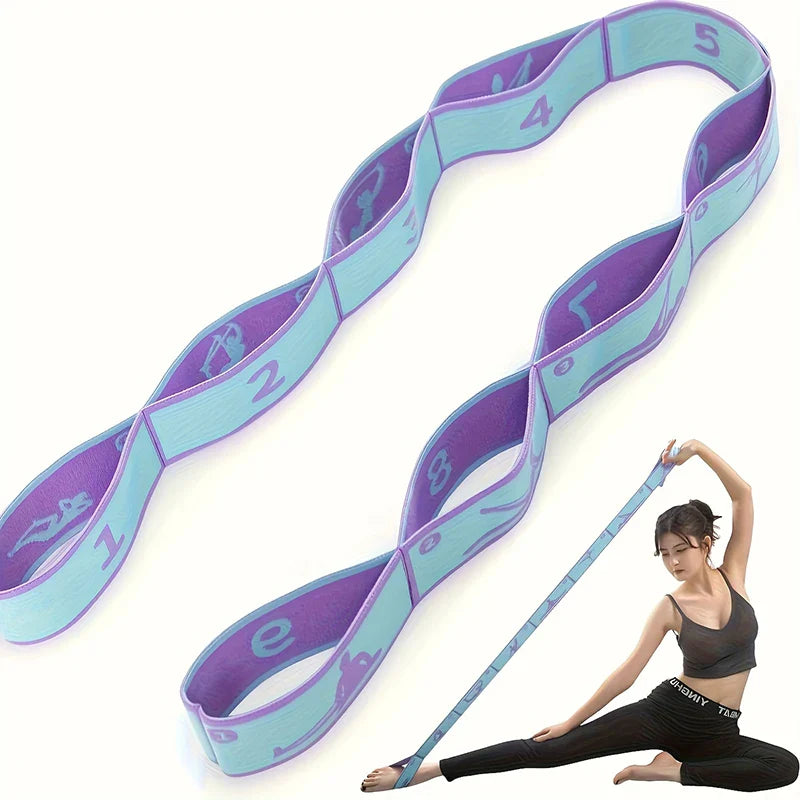 Numbered Resistance Bands Set for Yoga Pilates and Home Gym Training