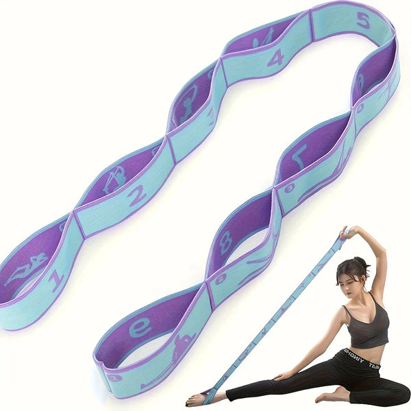 Numbered Resistance Bands Set for Yoga Pilates and Home Gym Training