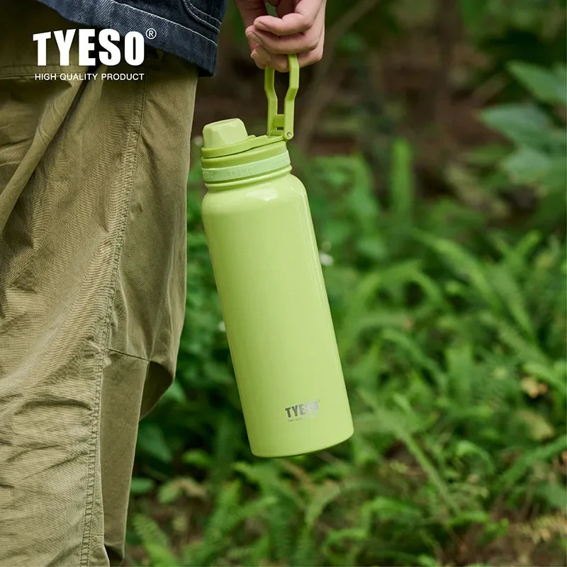 Stainless Steel Thermal Water Bottle for Sports Travel and Daily Hydration