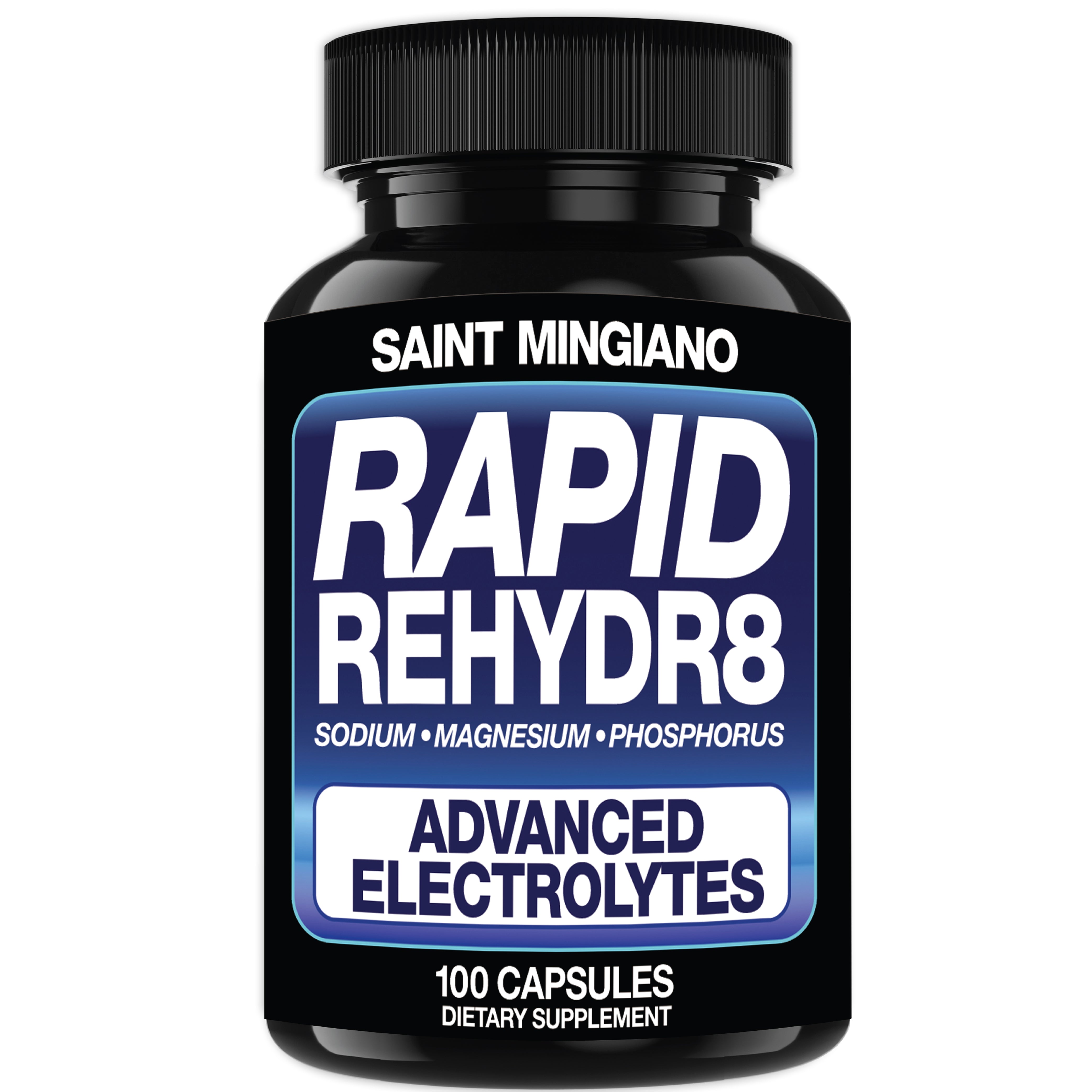 Rapid Rehydr8 Electrolyte Capsules for Hydration Recovery and Muscle Endurance Support