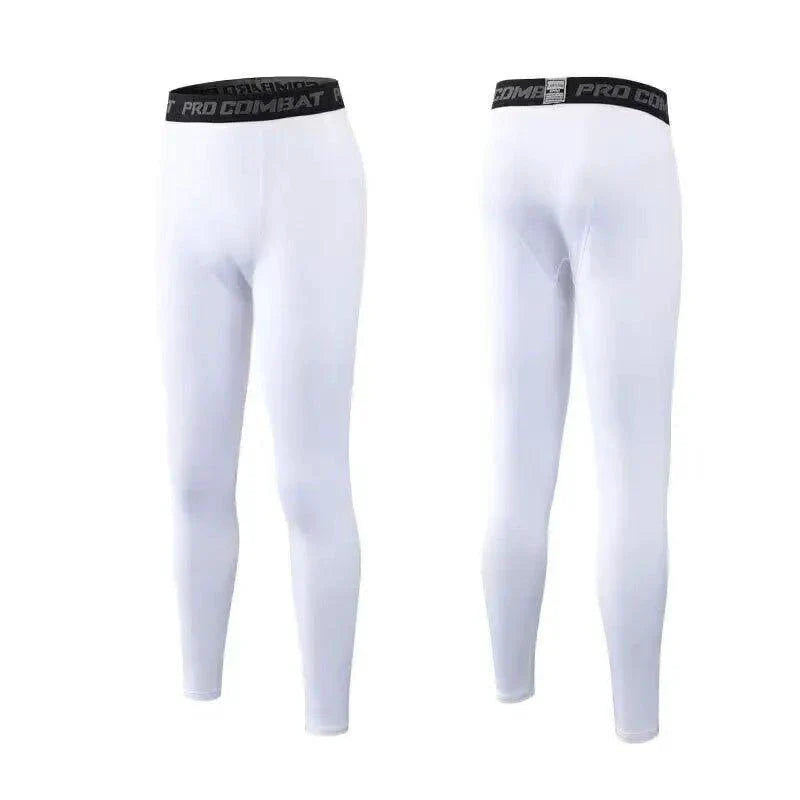 Mens Compression Running Tights Baselayer Leggings for Athletic Workout Performance Support
