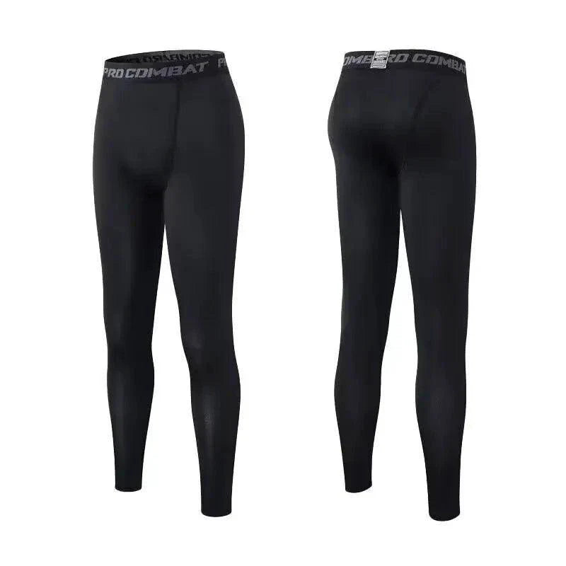 Mens Compression Running Tights Baselayer Leggings for Athletic Workout Performance Support