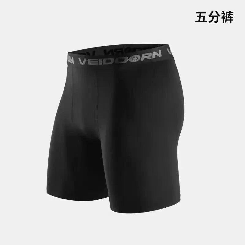 Mens Compression Running Tights Baselayer Leggings for Athletic Workout Performance Support